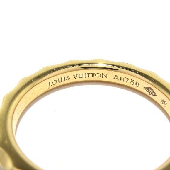 Auth LOUIS VUITTON Alliance Monogram Infini Q9F94 18K Rose Gold Diamond Others - Picture 5 of 6